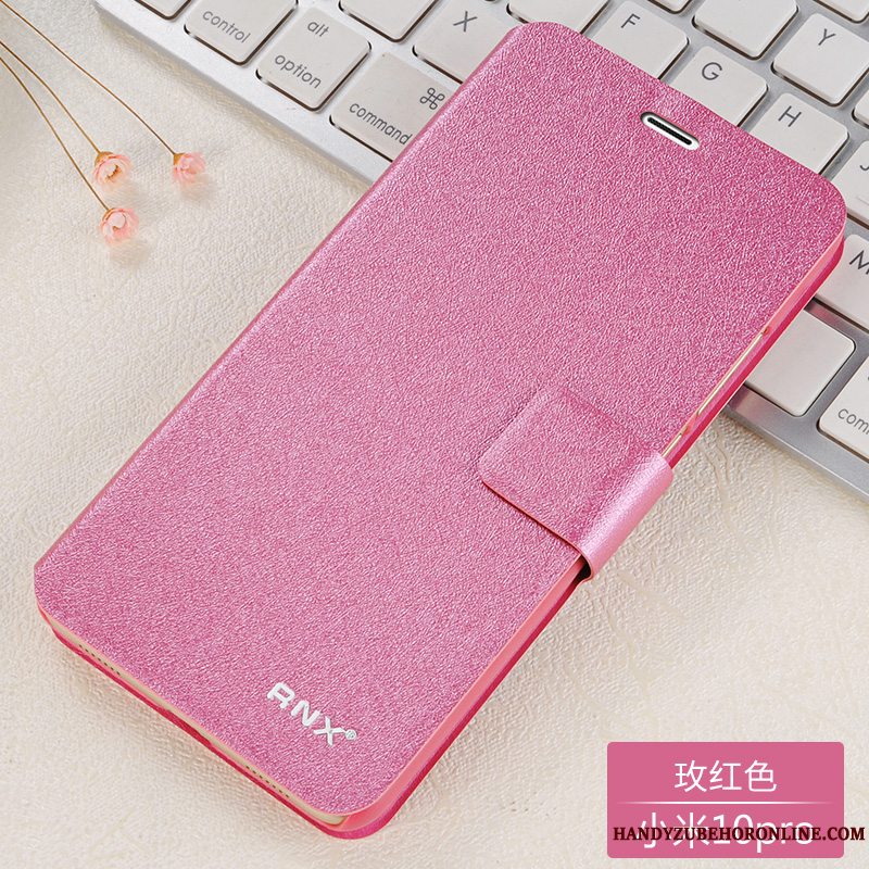 Etui Xiaomi Mi 10 Pro Folio Hvid Telefon, Cover Xiaomi Mi 10 Pro Tasker Anti-fald Lille Sektion