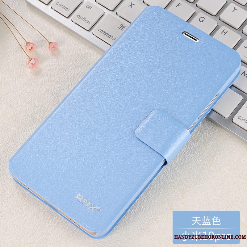 Etui Xiaomi Mi 10 Pro Folio Hvid Telefon, Cover Xiaomi Mi 10 Pro Tasker Anti-fald Lille Sektion