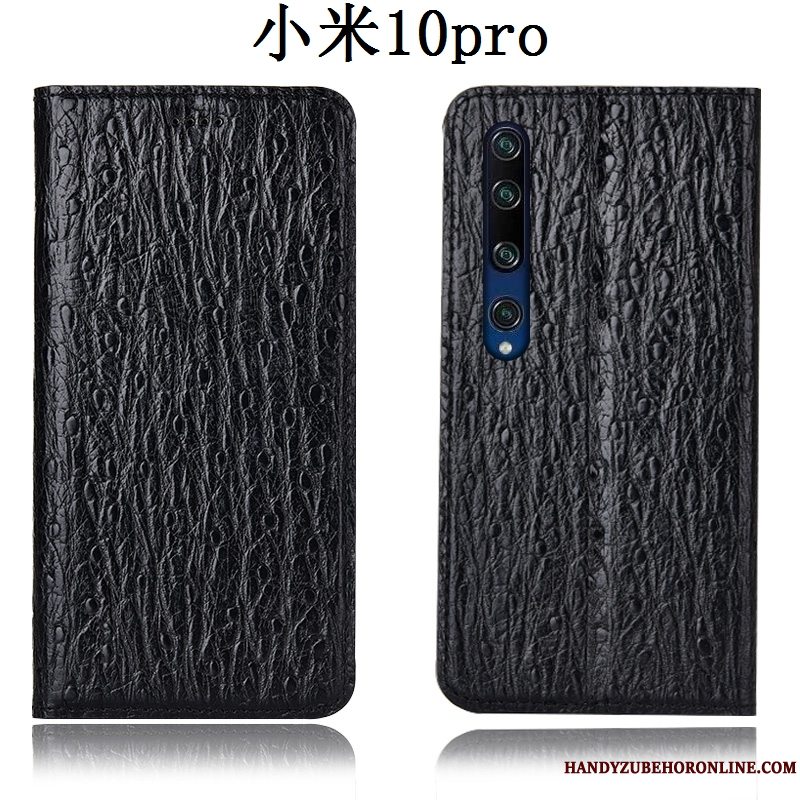 Etui Xiaomi Mi 10 Pro Folio Mønster Telefon, Cover Xiaomi Mi 10 Pro Tasker Rød Fugl