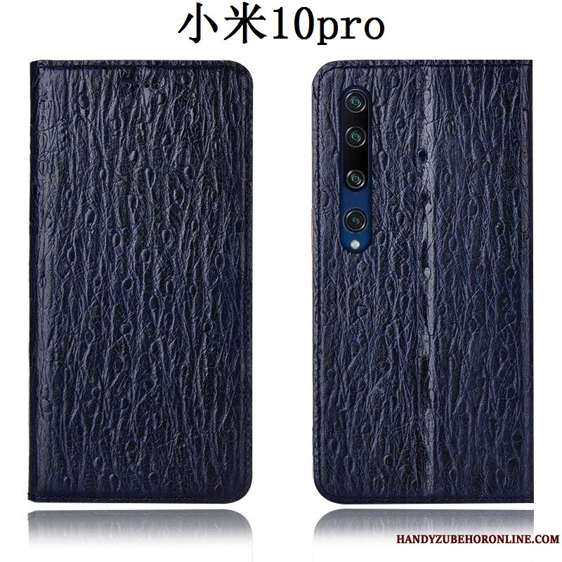 Etui Xiaomi Mi 10 Pro Folio Mønster Telefon, Cover Xiaomi Mi 10 Pro Tasker Rød Fugl