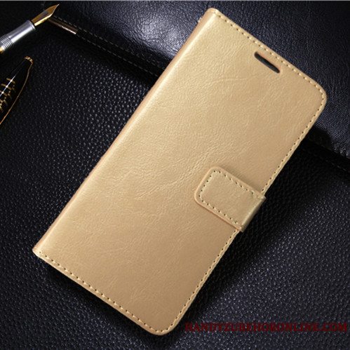 Etui Xiaomi Mi 10 Pro Læder Anti-fald Telefon, Cover Xiaomi Mi 10 Pro Beskyttelse Lille Sektion Guld