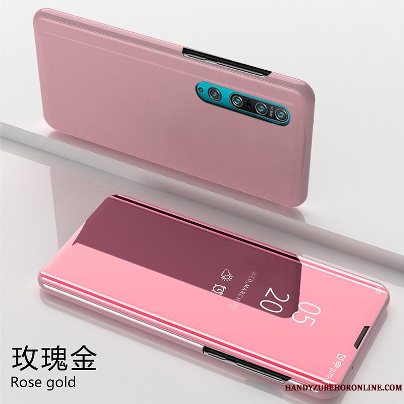 Etui Xiaomi Mi 10 Pro Læder Hærdning Anti-fald, Cover Xiaomi Mi 10 Pro Tasker Telefonlille Sektion