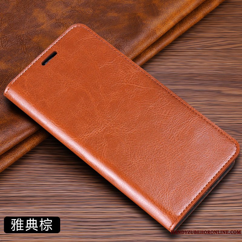 Etui Xiaomi Mi 10 Pro Læder Telefonfold, Cover Xiaomi Mi 10 Pro Folio Lille Sektion Rød