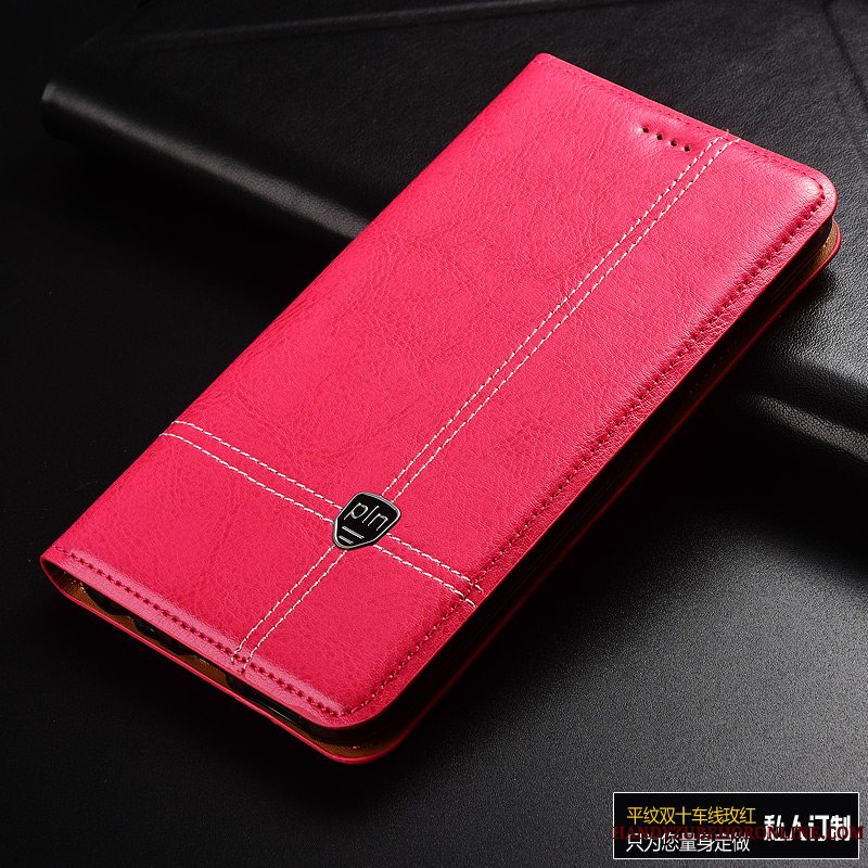 Etui Xiaomi Mi 10 Pro Mode Business Anti-fald, Cover Xiaomi Mi 10 Pro Tasker Telefonlyserød