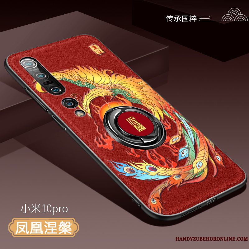 Etui Xiaomi Mi 10 Pro Silikone Af Personlighed Lille Sektion, Cover Xiaomi Mi 10 Pro Beskyttelse Kinesisk Stil Gul