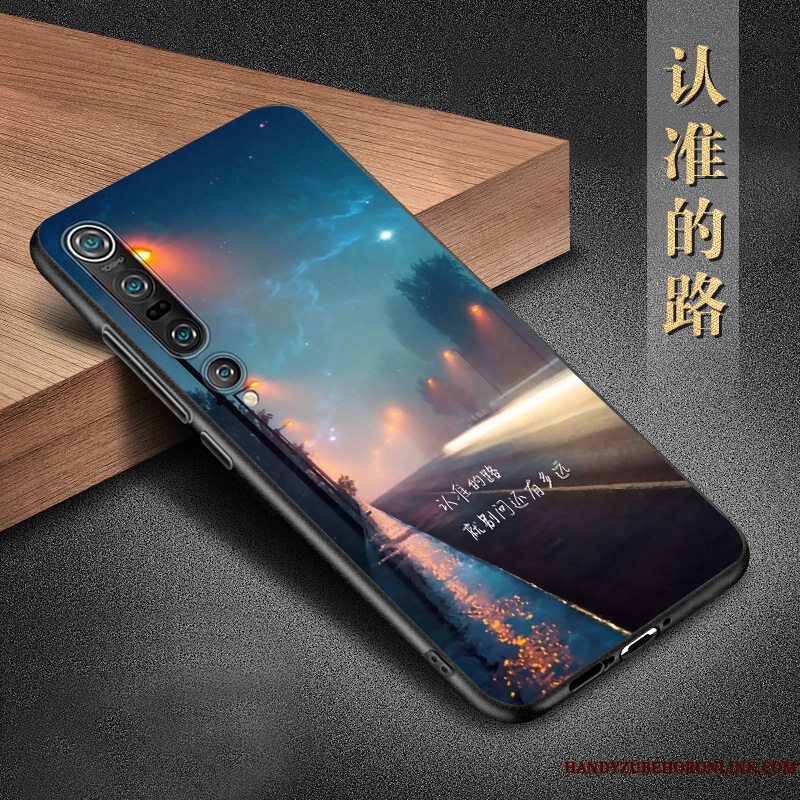 Etui Xiaomi Mi 10 Pro Silikone Telefontrend, Cover Xiaomi Mi 10 Pro Beskyttelse Lille Sektion Anti-fald