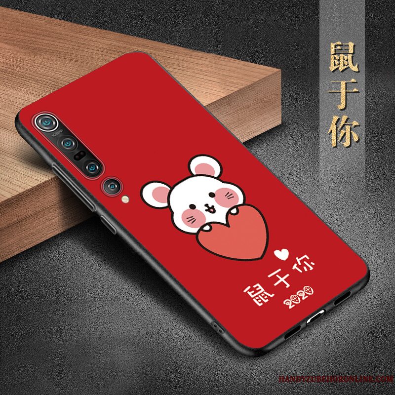 Etui Xiaomi Mi 10 Pro Silikone Telefontrend, Cover Xiaomi Mi 10 Pro Beskyttelse Lille Sektion Anti-fald