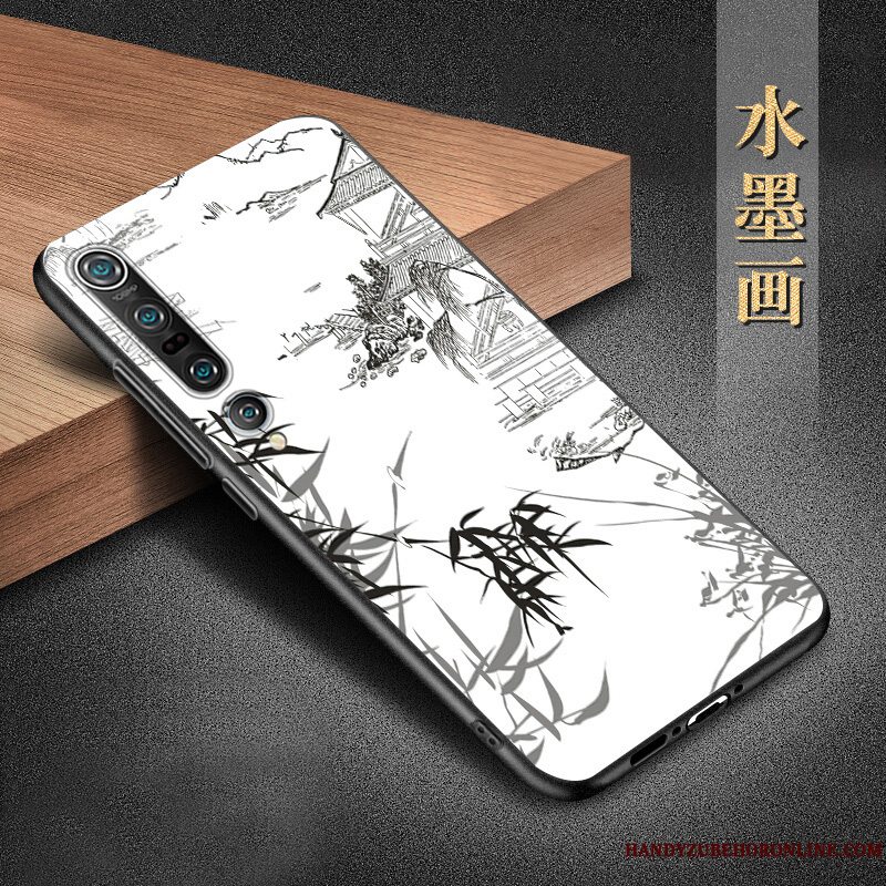 Etui Xiaomi Mi 10 Pro Silikone Telefontrend, Cover Xiaomi Mi 10 Pro Beskyttelse Lille Sektion Anti-fald