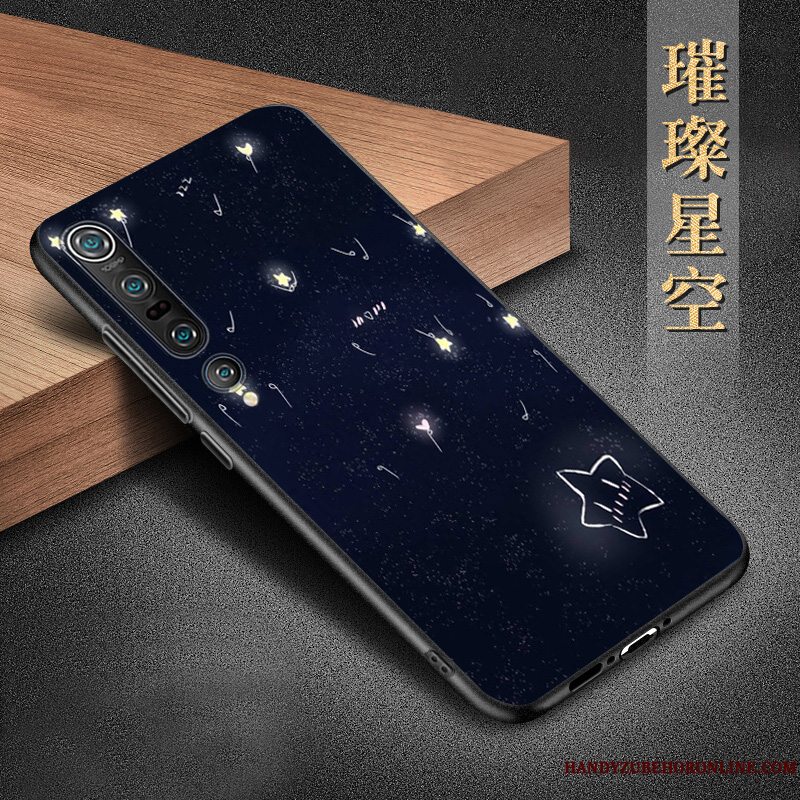 Etui Xiaomi Mi 10 Pro Silikone Telefontrend, Cover Xiaomi Mi 10 Pro Beskyttelse Lille Sektion Anti-fald