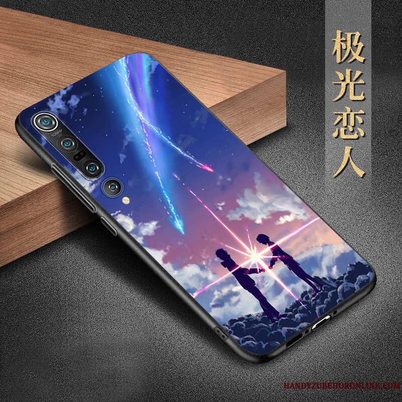 Etui Xiaomi Mi 10 Pro Silikone Telefontrend, Cover Xiaomi Mi 10 Pro Beskyttelse Lille Sektion Anti-fald