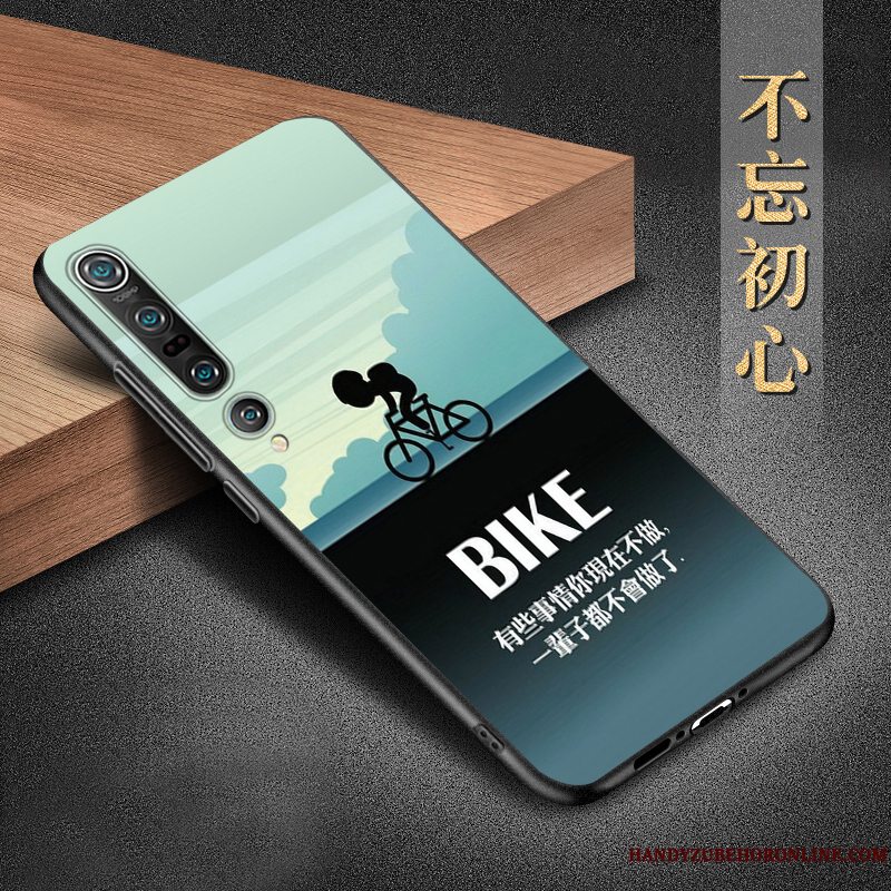 Etui Xiaomi Mi 10 Pro Silikone Telefontrend, Cover Xiaomi Mi 10 Pro Beskyttelse Lille Sektion Anti-fald