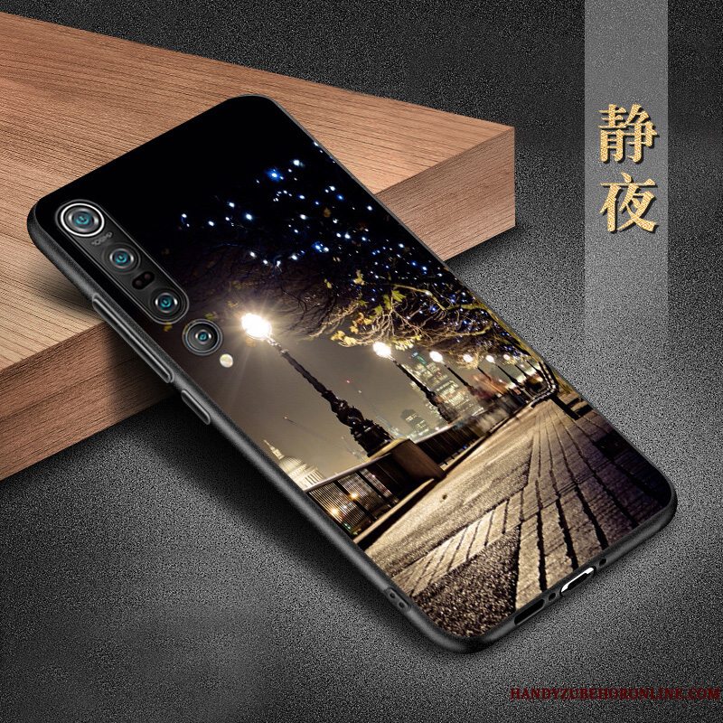 Etui Xiaomi Mi 10 Pro Silikone Telefontrend, Cover Xiaomi Mi 10 Pro Beskyttelse Lille Sektion Anti-fald