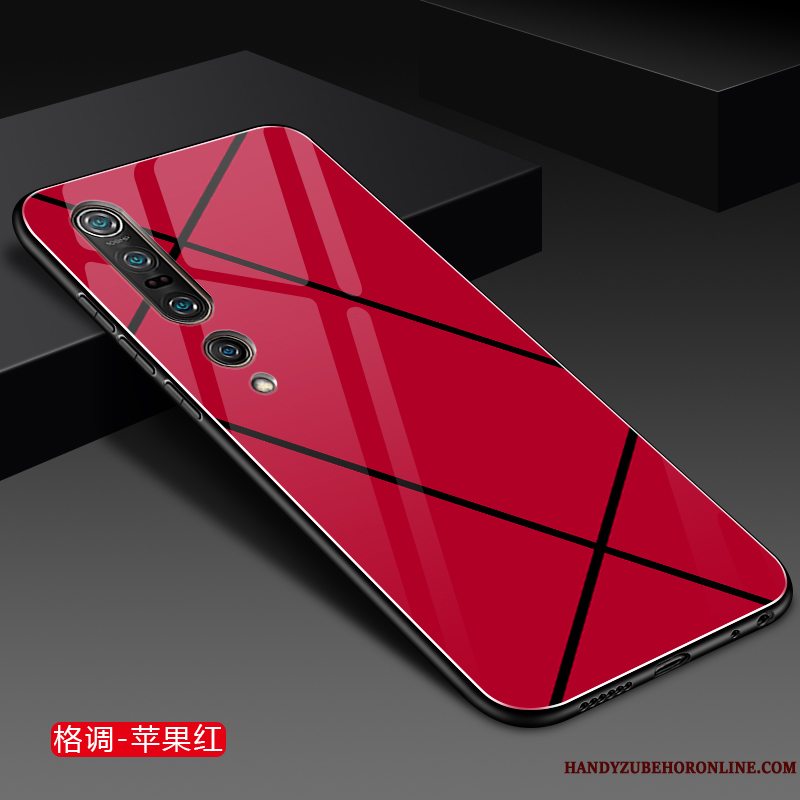 Etui Xiaomi Mi 10 Pro Tasker Solid Farve Anti-fald, Cover Xiaomi Mi 10 Pro Mode Glas Trend