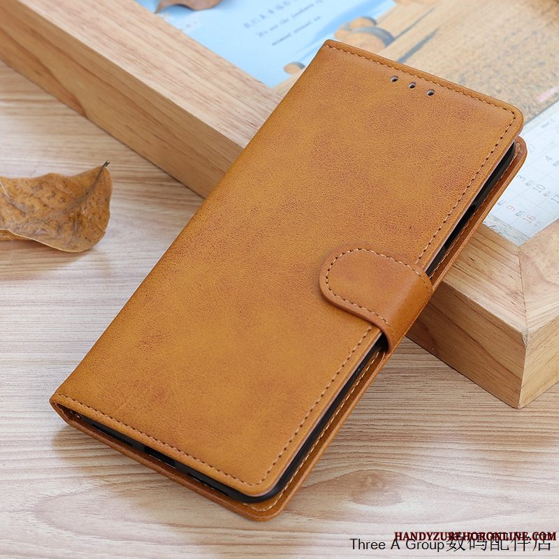 Etui Xiaomi Mi 10 Pro Vintage Business Lille Sektion, Cover Xiaomi Mi 10 Pro Folio Telefonkort