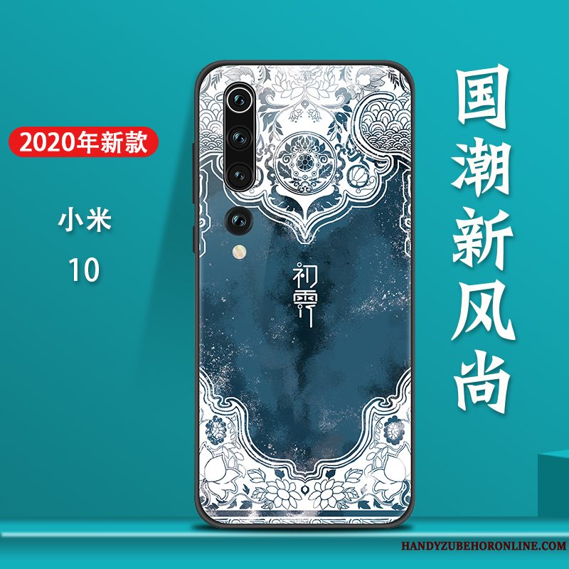 Etui Xiaomi Mi 10 Silikone Elskeren Trend, Cover Xiaomi Mi 10 Tasker Tynd Kinesisk Stil
