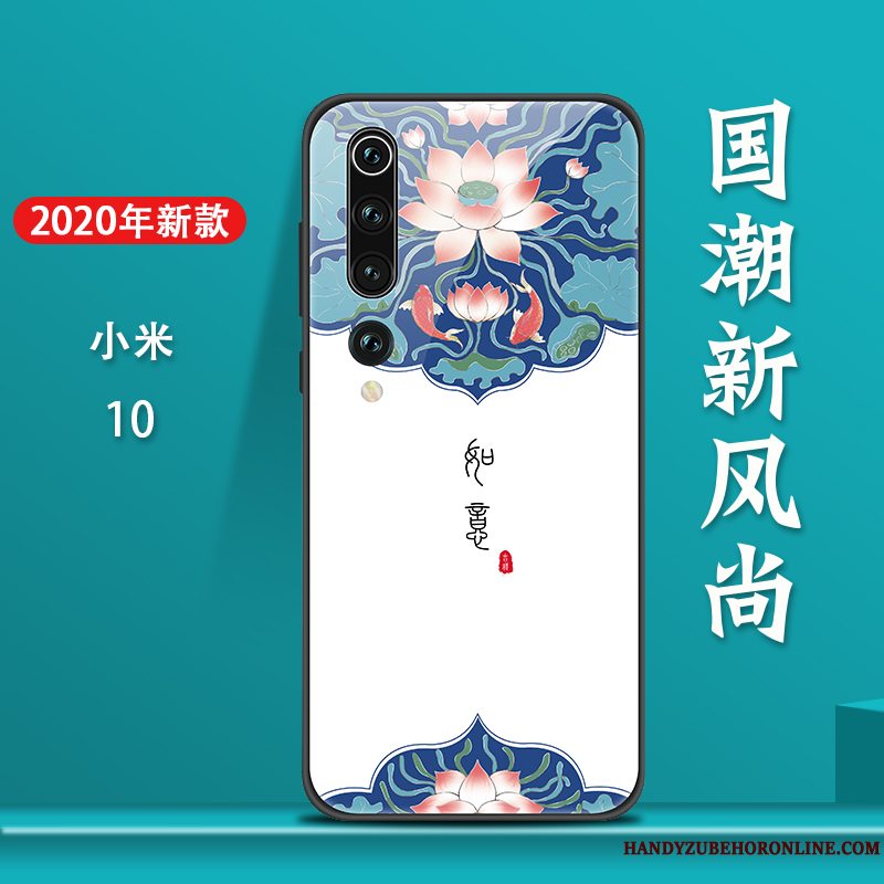 Etui Xiaomi Mi 10 Silikone Elskeren Trend, Cover Xiaomi Mi 10 Tasker Tynd Kinesisk Stil