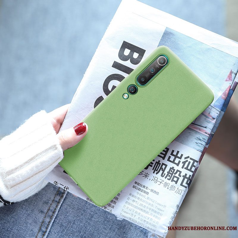 Etui Xiaomi Mi 10 Tasker Lille Sektion Simple, Cover Xiaomi Mi 10 Nubuck Hård