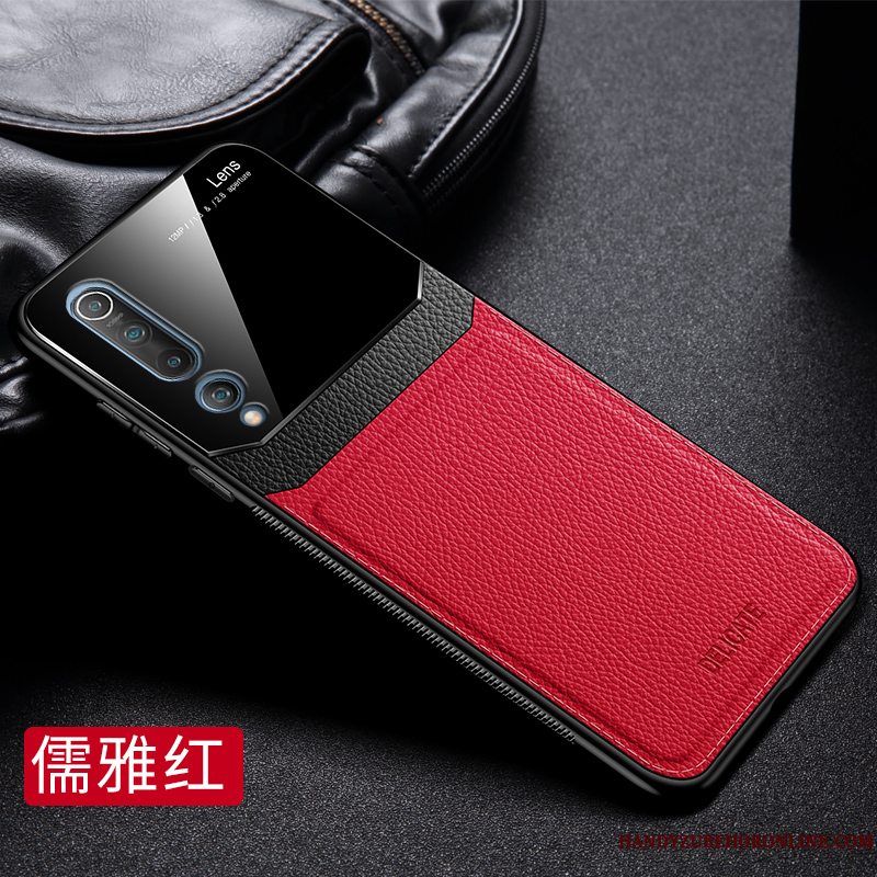 Etui Xiaomi Mi 10 Tasker Nubuck Telefon, Cover Xiaomi Mi 10 Silikone High End Trendy