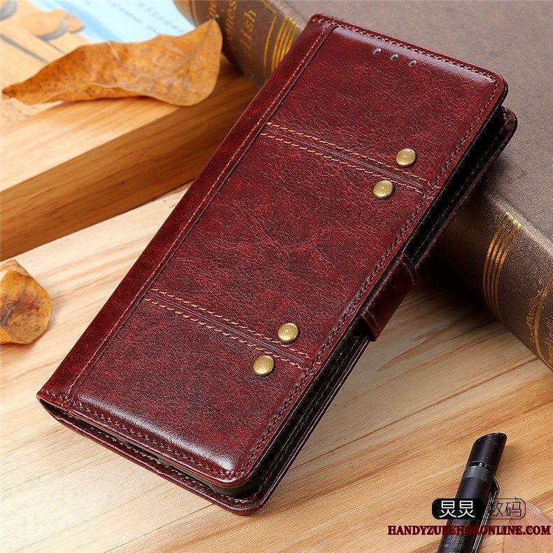 Etui Xiaomi Mi Note 10 Lite Folio Ungdom Grøn, Cover Xiaomi Mi Note 10 Lite Læder Lille Sektion Telefon