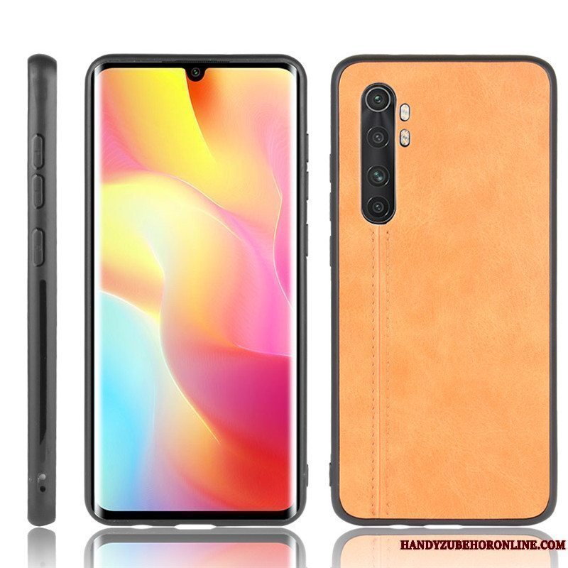 Etui Xiaomi Mi Note 10 Lite Læder Lille Sektion Mønster, Cover Xiaomi Mi Note 10 Lite Beskyttelse Rød Ungdom