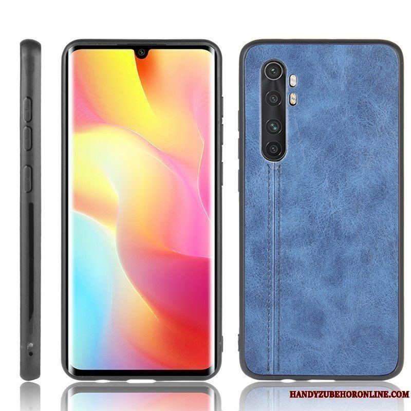 Etui Xiaomi Mi Note 10 Lite Læder Lille Sektion Mønster, Cover Xiaomi Mi Note 10 Lite Beskyttelse Rød Ungdom