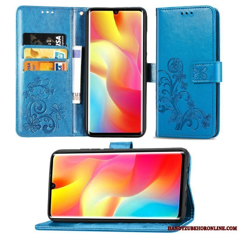 Etui Xiaomi Mi Note 10 Lite Læder Lille Sektion Rød, Cover Xiaomi Mi Note 10 Lite Folio Ungdom Telefon