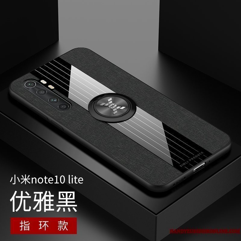 Etui Xiaomi Mi Note 10 Lite Silikone Lille Sektion Simple, Cover Xiaomi Mi Note 10 Lite Kreativ Pu Hård