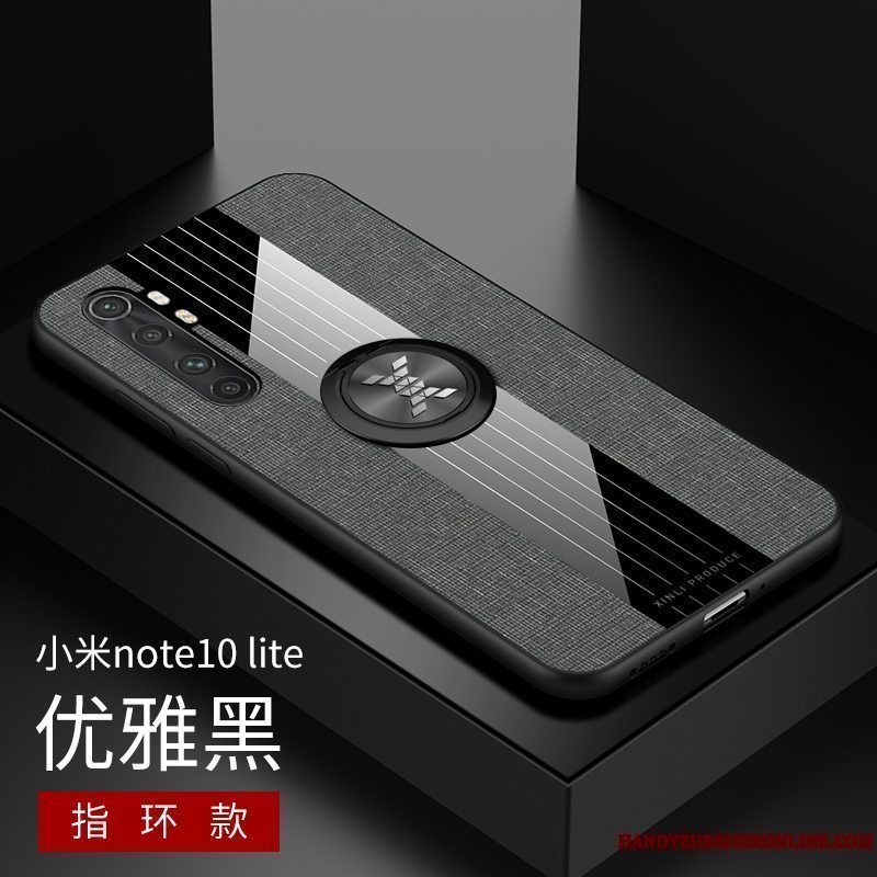 Etui Xiaomi Mi Note 10 Lite Silikone Lille Sektion Simple, Cover Xiaomi Mi Note 10 Lite Kreativ Pu Hård