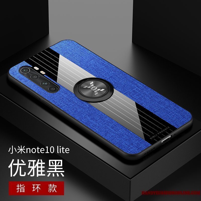 Etui Xiaomi Mi Note 10 Lite Silikone Lille Sektion Simple, Cover Xiaomi Mi Note 10 Lite Kreativ Pu Hård