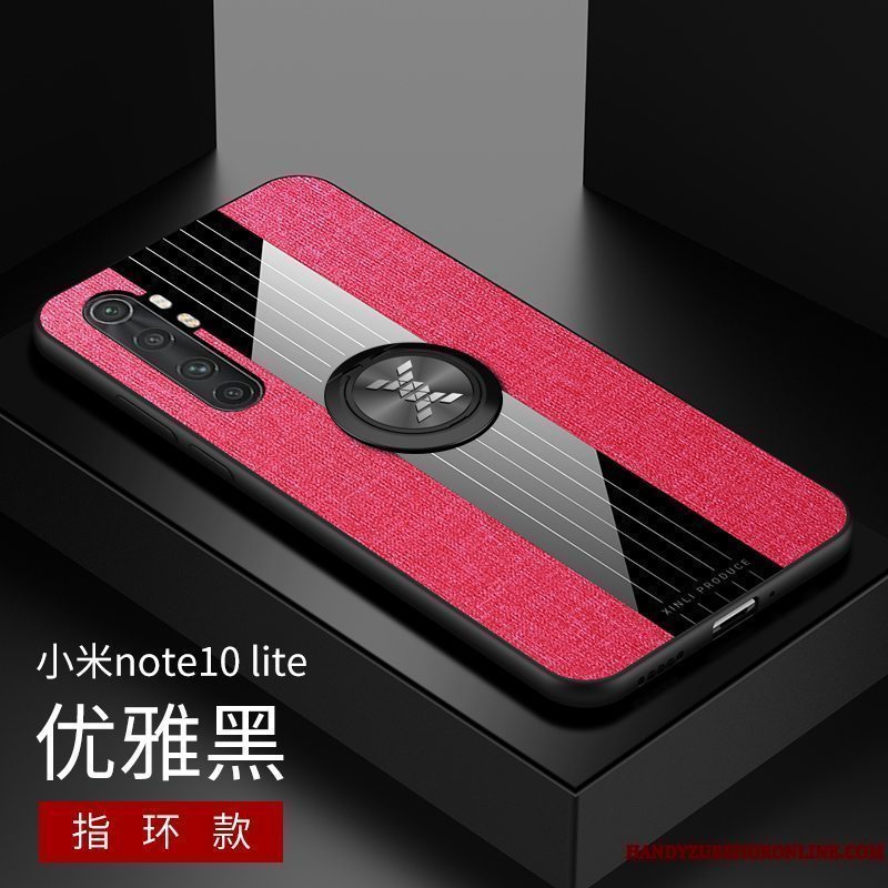 Etui Xiaomi Mi Note 10 Lite Silikone Lille Sektion Simple, Cover Xiaomi Mi Note 10 Lite Kreativ Pu Hård
