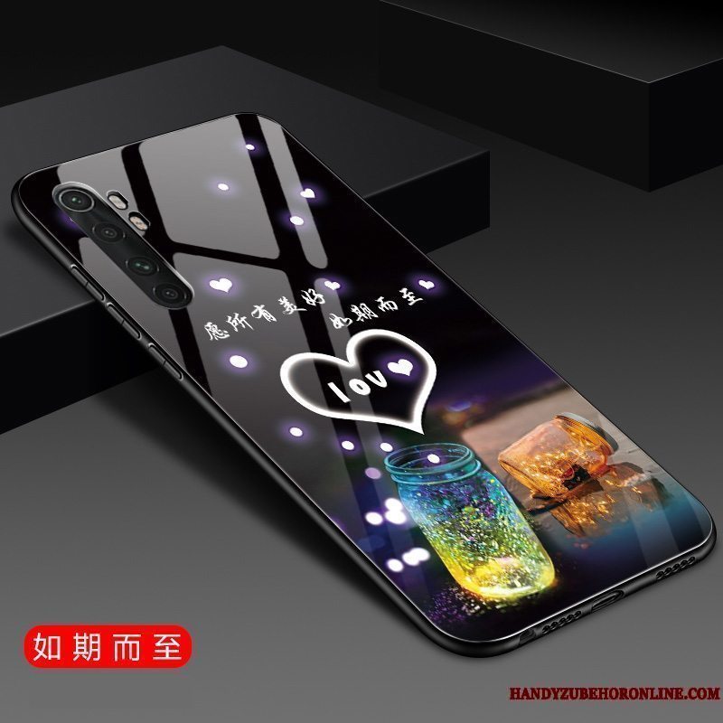 Etui Xiaomi Mi Note 10 Lite Tasker Lille Sektion Telefon, Cover Xiaomi Mi Note 10 Lite Beskyttelse Glas Hård