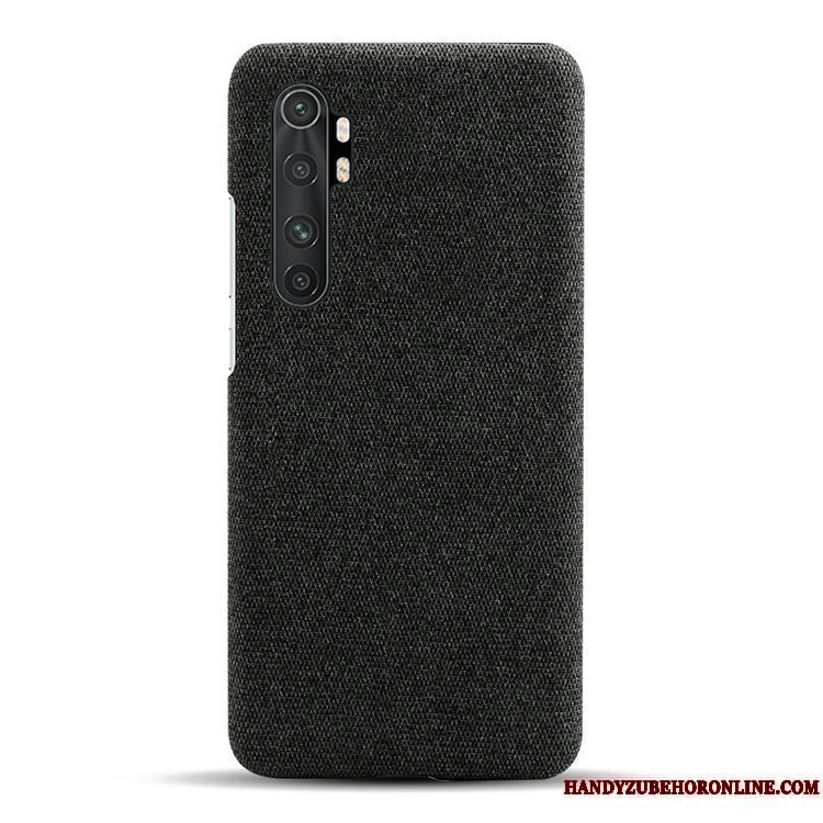 Etui Xiaomi Mi Note 10 Lite Tasker Lærred Af Personlighed, Cover Xiaomi Mi Note 10 Lite Læder Kort Ungdom