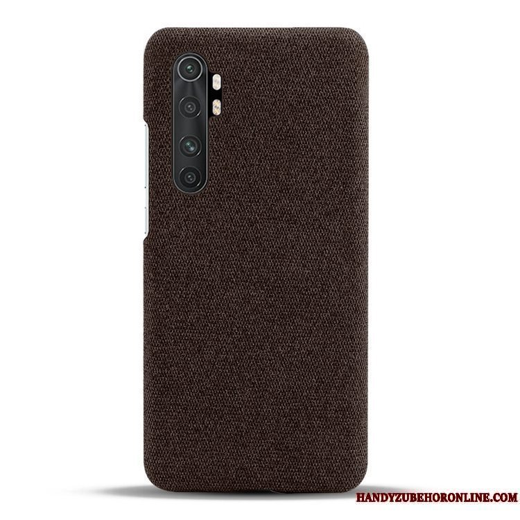 Etui Xiaomi Mi Note 10 Lite Tasker Lærred Af Personlighed, Cover Xiaomi Mi Note 10 Lite Læder Kort Ungdom