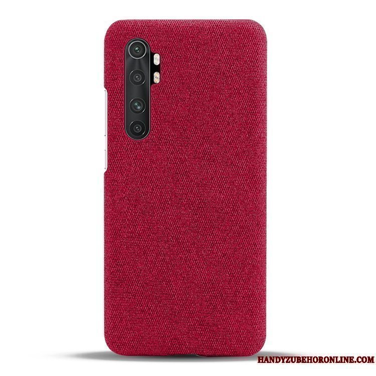 Etui Xiaomi Mi Note 10 Lite Tasker Lærred Af Personlighed, Cover Xiaomi Mi Note 10 Lite Læder Kort Ungdom