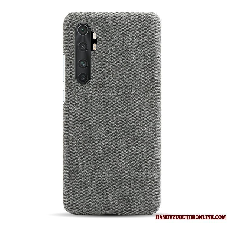 Etui Xiaomi Mi Note 10 Lite Tasker Lærred Af Personlighed, Cover Xiaomi Mi Note 10 Lite Læder Kort Ungdom