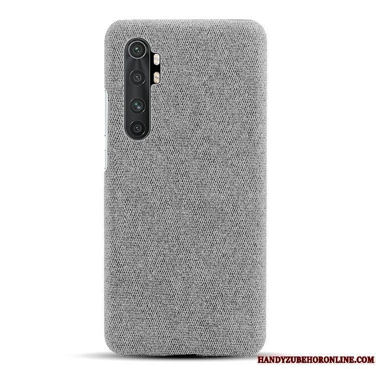 Etui Xiaomi Mi Note 10 Lite Tasker Lærred Af Personlighed, Cover Xiaomi Mi Note 10 Lite Læder Kort Ungdom