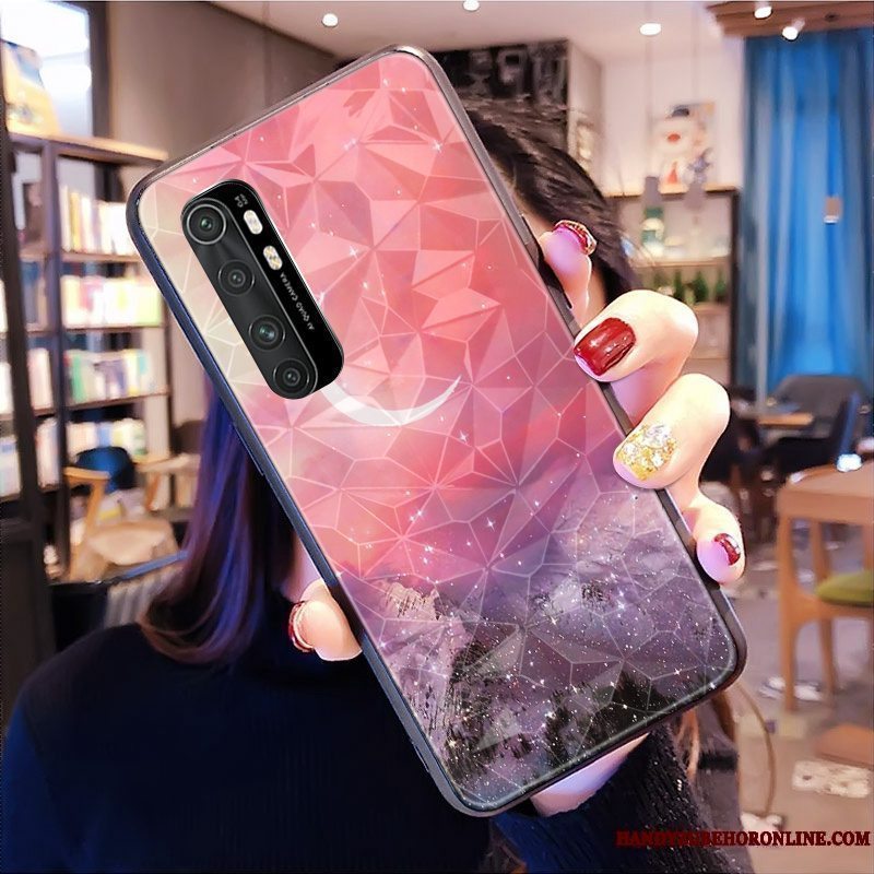 Etui Xiaomi Mi Note 10 Lite Tasker Rombe Telefon, Cover Xiaomi Mi Note 10 Lite Beskyttelse Lille Sektion Lilla