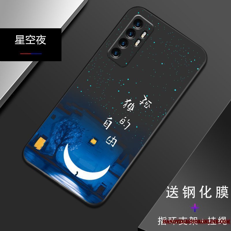 Etui Xiaomi Mi Note 10 Lite Tasker Simple Ungdom, Cover Xiaomi Mi Note 10 Lite Silikone Anti-fald Let Tynd