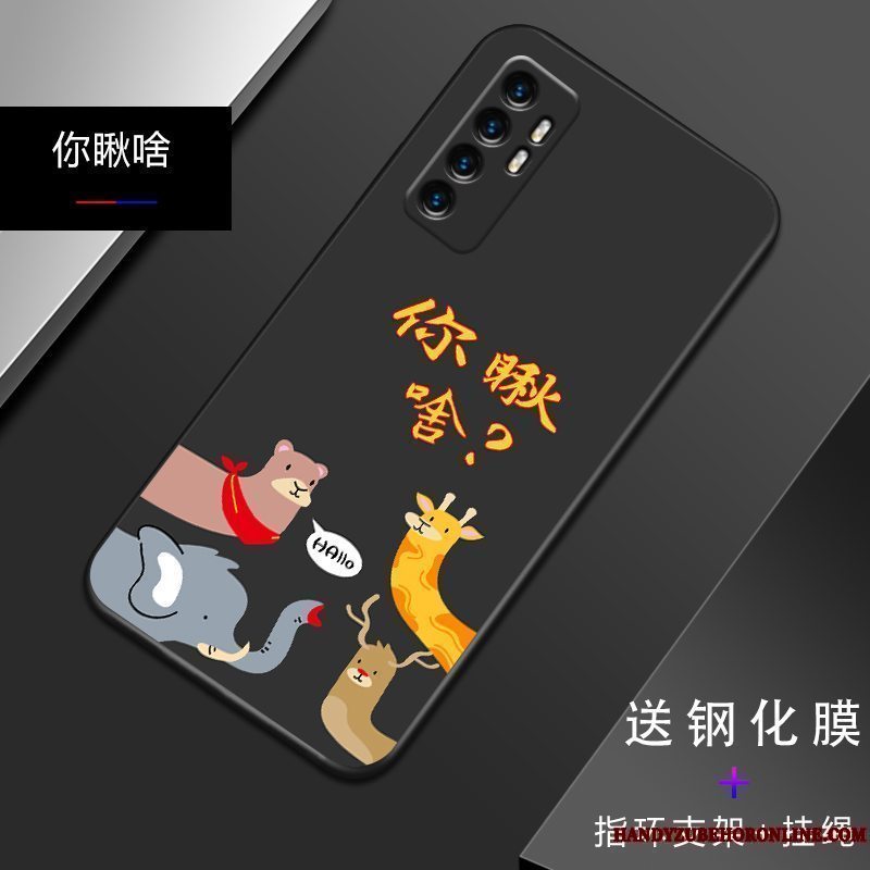 Etui Xiaomi Mi Note 10 Lite Tasker Simple Ungdom, Cover Xiaomi Mi Note 10 Lite Silikone Anti-fald Let Tynd