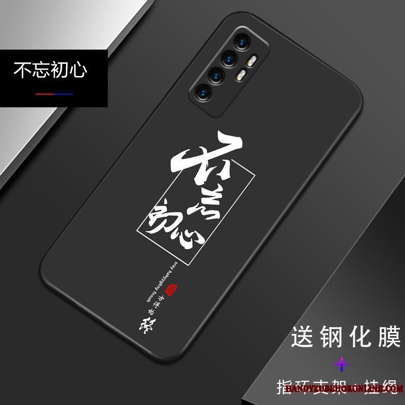 Etui Xiaomi Mi Note 10 Lite Tasker Simple Ungdom, Cover Xiaomi Mi Note 10 Lite Silikone Anti-fald Let Tynd