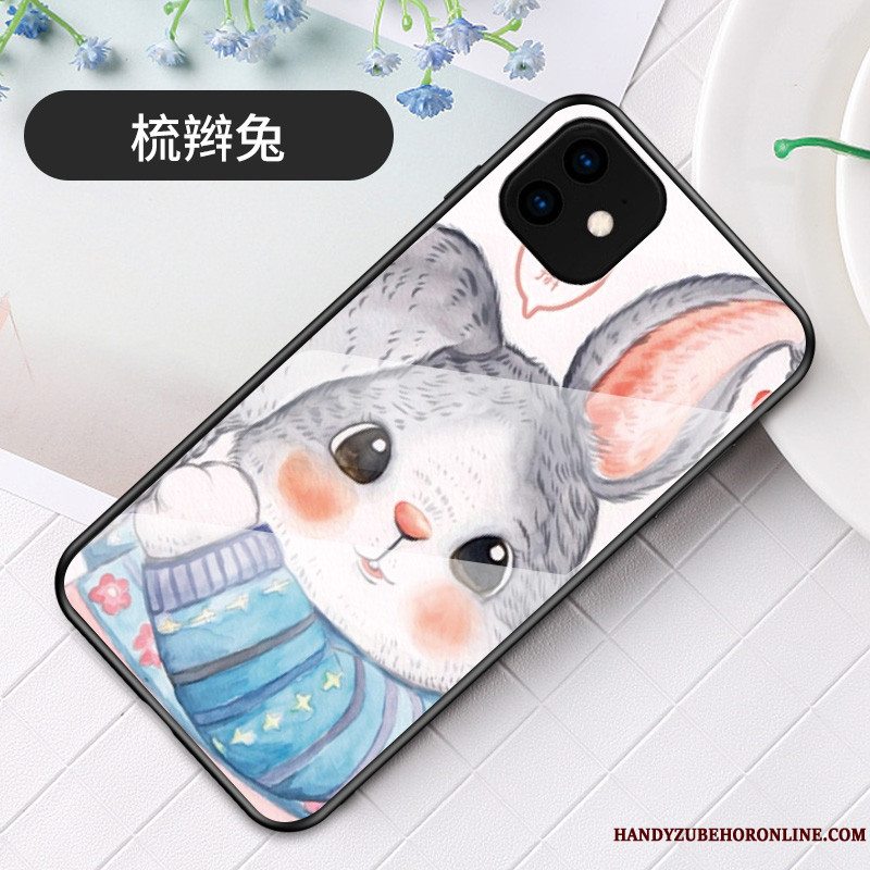 Etui iPhone 11 Cartoon Kanin Gul, Cover iPhone 11 Telefonsmuk