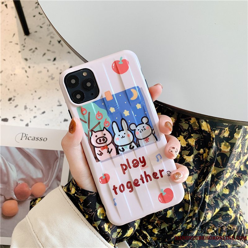 Etui iPhone 11 Pro Beskyttelse Anti-fald Ny, Cover iPhone 11 Pro Cartoon Dyr Trend