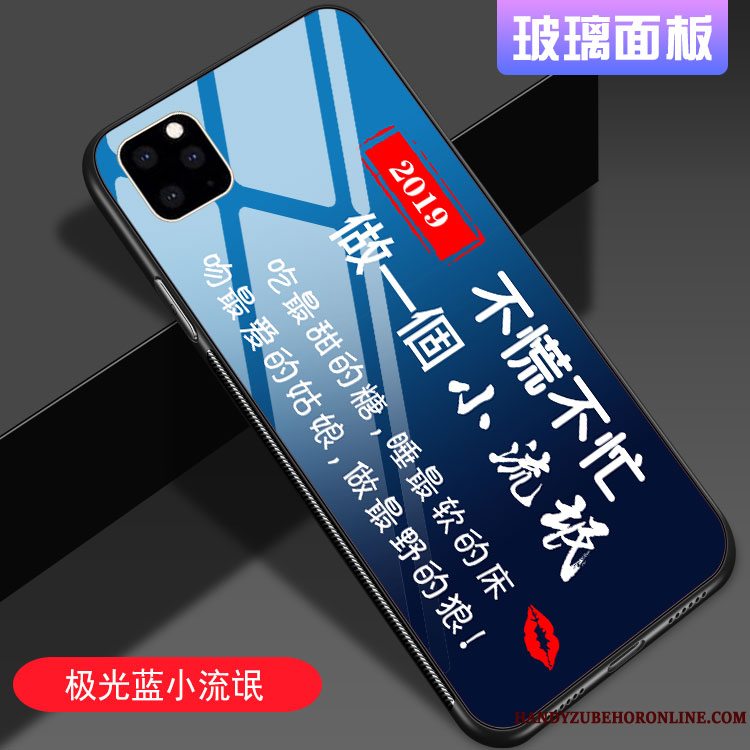 Etui iPhone 11 Pro Beskyttelse Solid Farve Rød, Cover iPhone 11 Pro Kreativ Spejl Af Personlighed