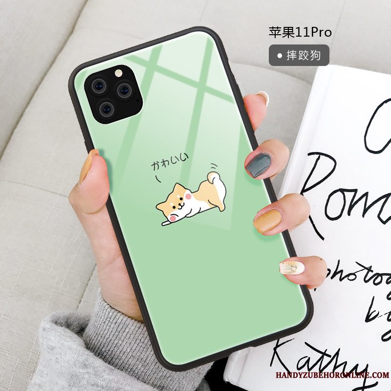 Etui iPhone 11 Pro Beskyttelse Trendy Simple, Cover iPhone 11 Pro Cartoon Telefonspejl