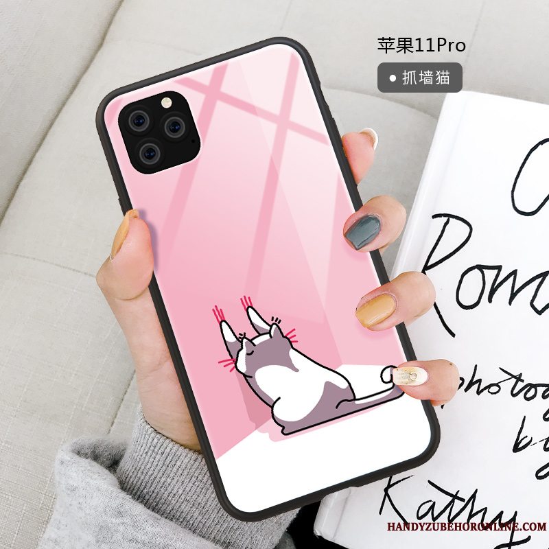 Etui iPhone 11 Pro Beskyttelse Trendy Simple, Cover iPhone 11 Pro Cartoon Telefonspejl