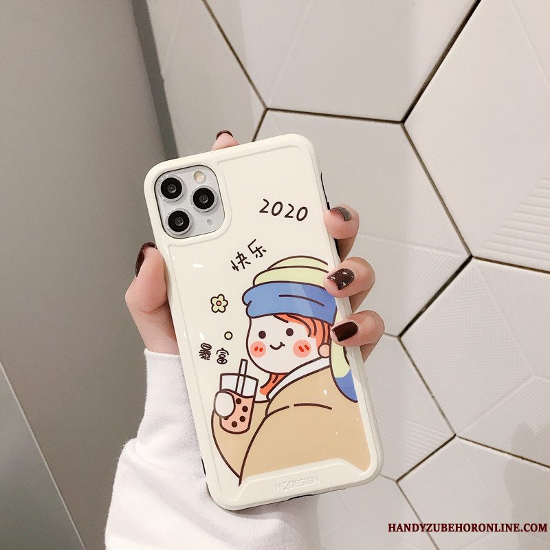 Etui iPhone 11 Pro Blød Telefonsmuk, Cover iPhone 11 Pro Beskyttelse Ny Hvid