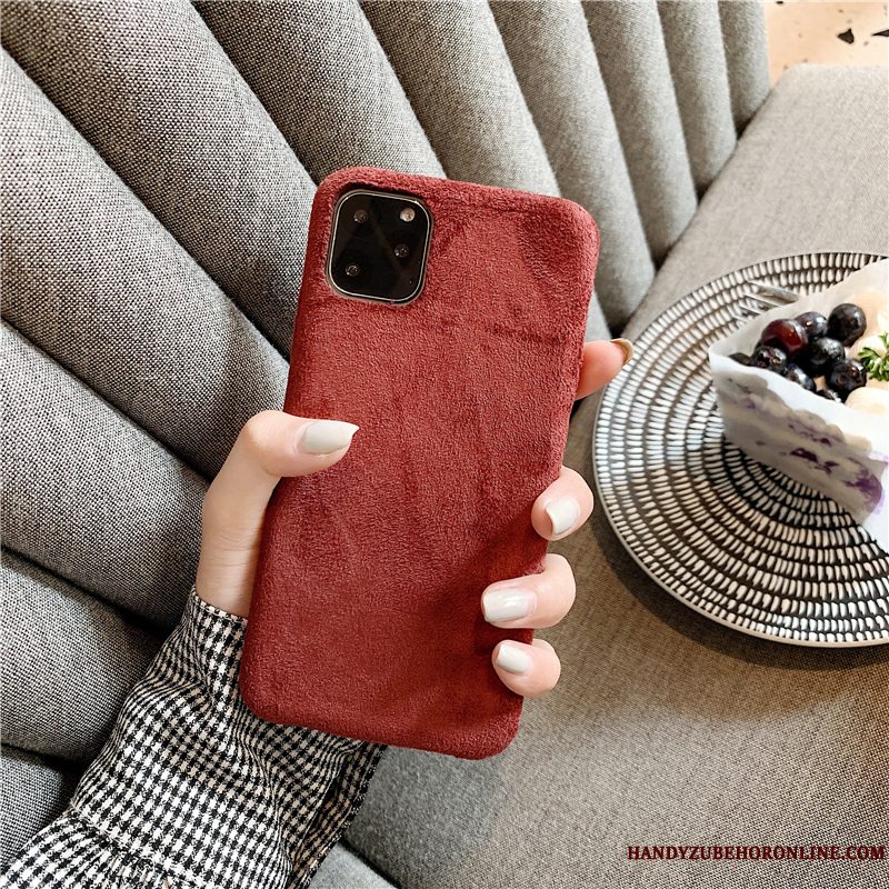 Etui iPhone 11 Pro Kreativ Flannel Af Personlighed, Cover iPhone 11 Pro Læder Blå Vind