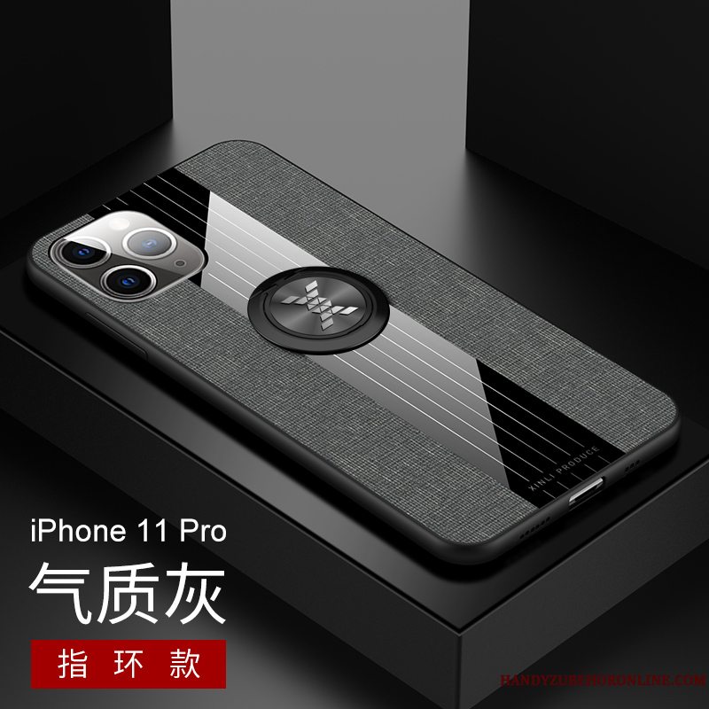 Etui iPhone 11 Pro Kreativ Telefonrød, Cover iPhone 11 Pro Silikone Tynd Ring