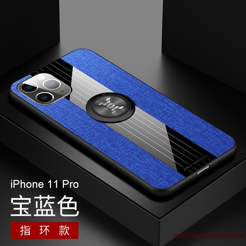 Etui iPhone 11 Pro Kreativ Telefonrød, Cover iPhone 11 Pro Silikone Tynd Ring