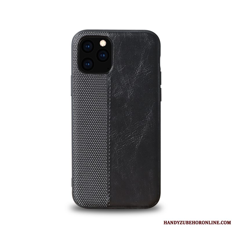 Etui iPhone 11 Pro Læder Anti-fald Simple, Cover iPhone 11 Pro Beskyttelse Ny Business
